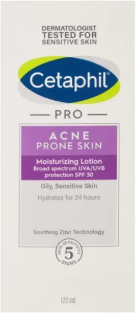 Cetaphil Pro Acne Prone Skin Moisturizing Lotion 120ml