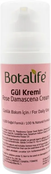 Botalife Rose Damascane Cream 100% Natural Rose Cream with Natural Rose Oil