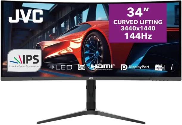 JVC 34 inch Curved Quad HD IPS Panel Monitor (34' Ultrawide IPS Curved)