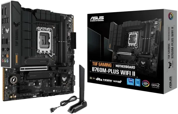 Asus TUF GAMING B760M-PLUS WIFI II DDR5 Motherboard For Desktop
