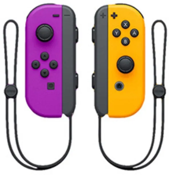 Happyfun Generic Replacement Controller for NS Joycon Joy-con Switch Purple-Orange  Motion Controll…