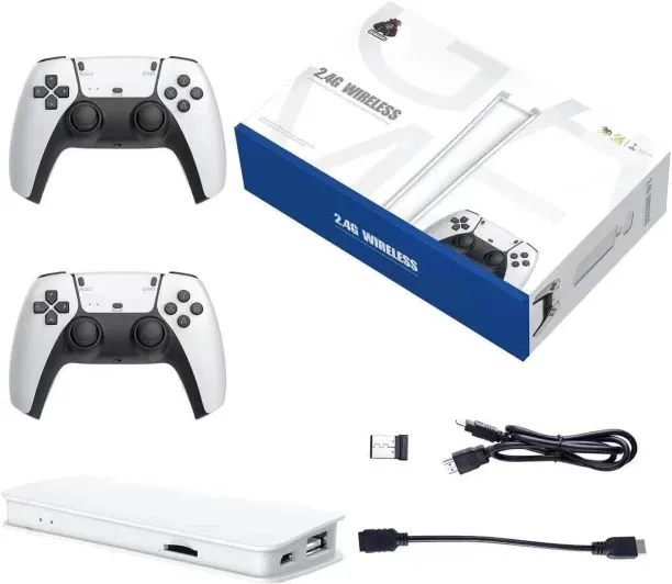 marevic M15 Retro Game Stick, Retro Gaming Console with 20000+Games 64GB  Motion Controller