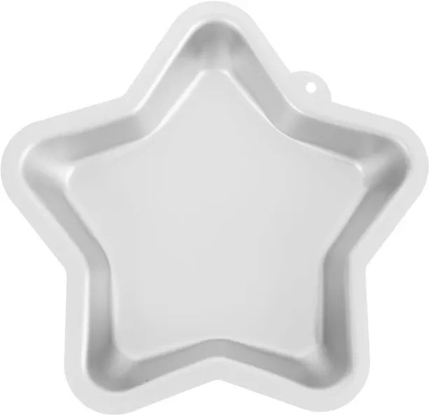 Junxidz Star Shaped Cake Pan 9.44X9.05X1.88In Nonstick Aluminum Bakeware for Birthday Wedding Anniv…