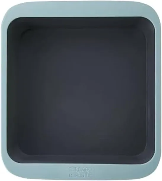 Junxidz Silicone Square Cake Pan, 8-Inch Nonstick Bakeware with Wire-Reinforced Rim, BPA-Free Food-…