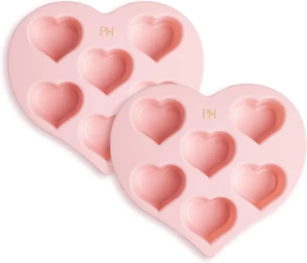 Shiyuan Heart Silicone Cake Pan, Nonstick Heart Shaped Mold, Oven Safe Bakeware for Cakes, Brownies…