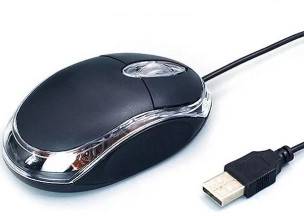max (Black)Mini Wired Mouse 1000dpi Computer Office Mouse USB Gaming Mice For PC Notebook Laptop Wi…