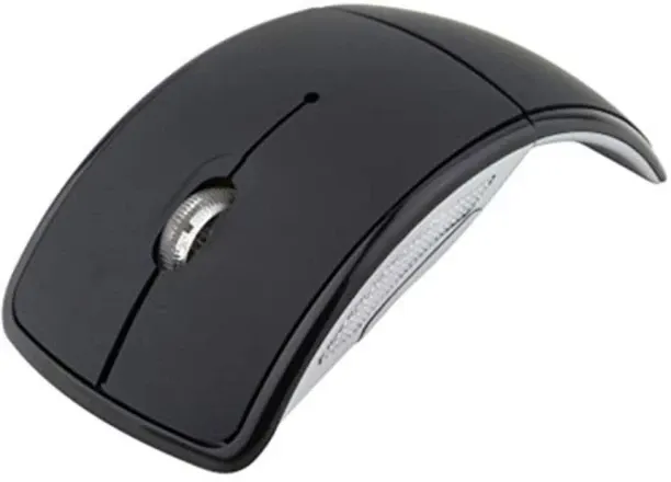 max (NO.6）Arc Wireless Folding Mouse Cordless Mice USB Foldable Receivers Games Computer Laptop Acc…