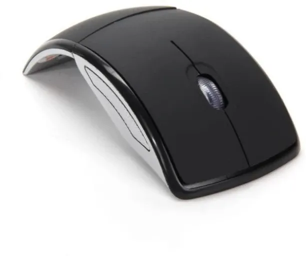 max (Black)VAORLO Mini Wireless Mouse Foldable Travel Portable USB Receiver Optical Ergonomic Offic…