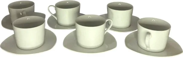 Generic Cup and Saucer Porcelain Coffee Mug
