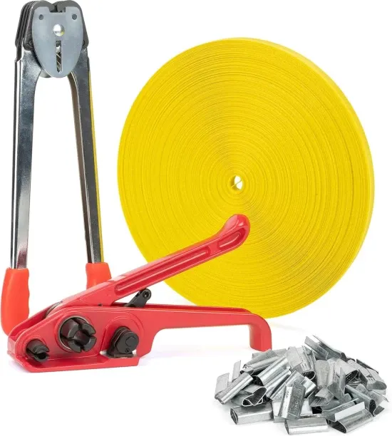 Zuosheng Poly Strapping Tensioner & Cutter Manual Banding Tools Windlass for 1/2" -3/4" Width Polye…