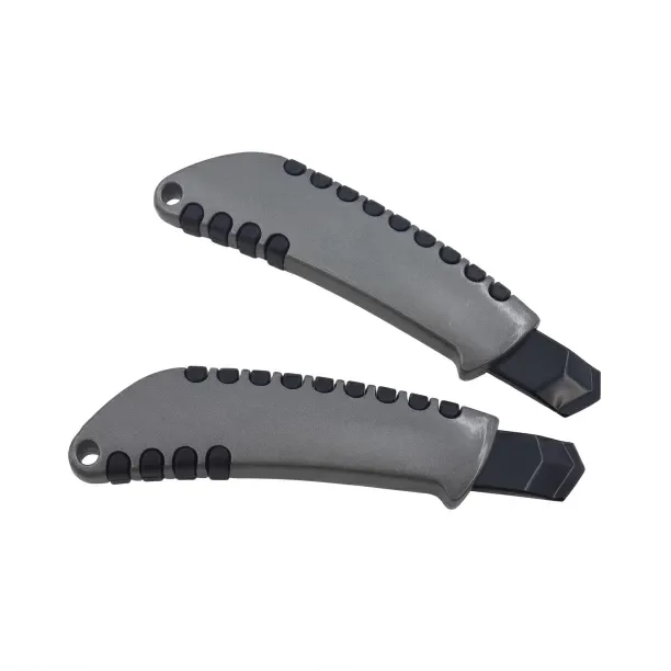 Generic 2-Piece Heavy Duty 18mm Snap-Off Utility Knife Set with 10 Spare Blades 1 Utility Knife
