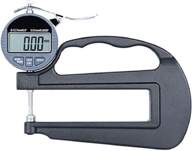 BOWENSTORE Percentage thickness gauge (0 - 10 x 120mm) ，0-10/25mm Electronic Digital Thickness Gaug…