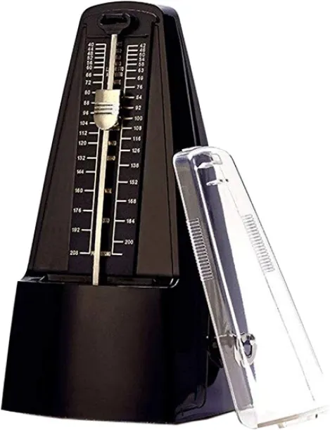 ALANES Mechanical Metronome - Black Analog Portable Keyboard