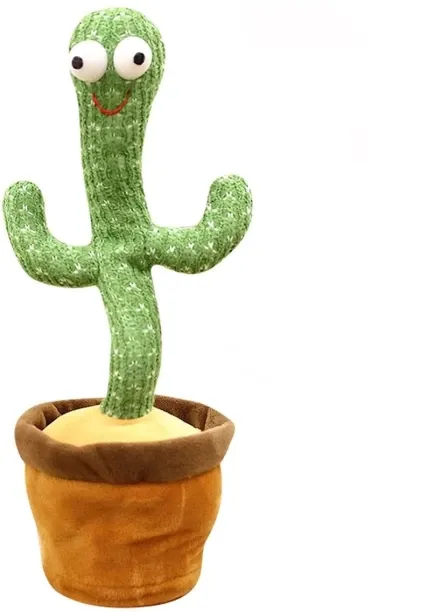Generic Dancing Cactus Baby Mimicking Recording Music Light Up Baby Interactive Toy Other Musical I…