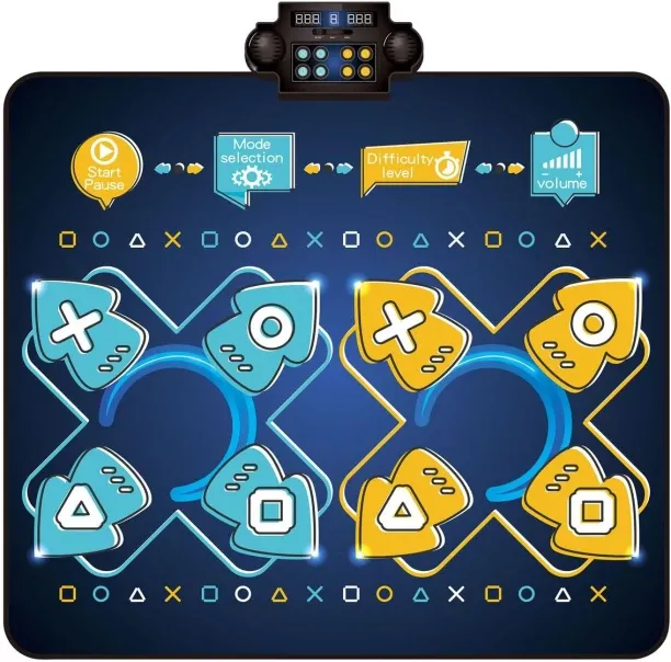 Bloo 2 Player Dance Mat For Kids Drum