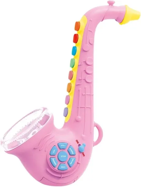 Generic Kids Electronic Saxophone - Musical Instrument Toy - Toys for Toddlers - Pink Other Musical…