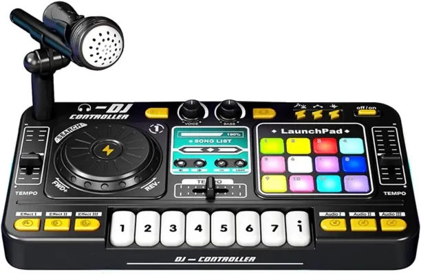Spark Kids DJ Controller DJ Mixer Table DJ Equipment Piano