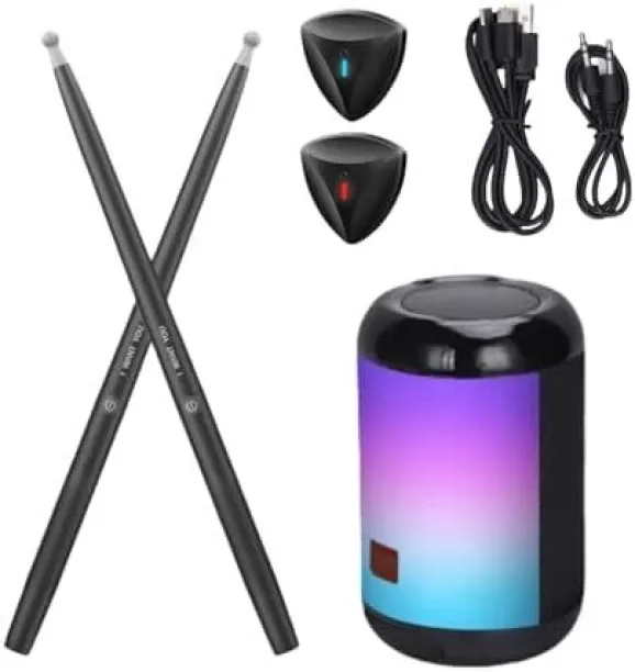 Flycross Virtual Air Drum Set with RGB Lights Drum
