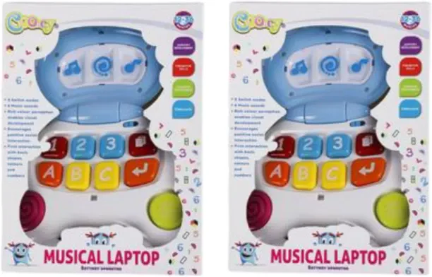 Cooey BABY MUSICAL EDUCATIONAL LAPTOP Baby Musical Toy