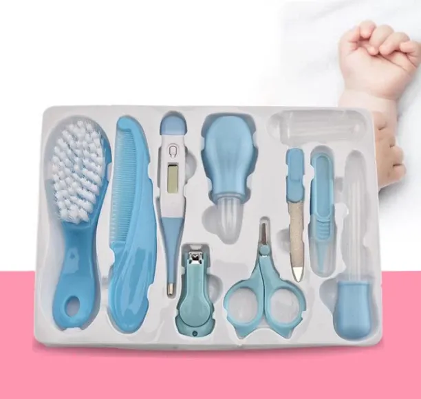 Solala Nail clipper set, ten-piece baby care set, maternal and infant newborn baby feeder care nail…