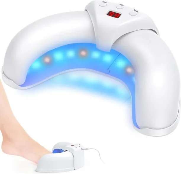 Wagu drum White mini folding crescent nail light therapy machine, quick-drying baking lamp, nail po…