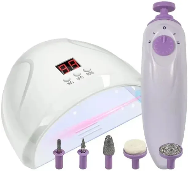 led nail dryer & electric nail kit 2 in 1 led nail dryer