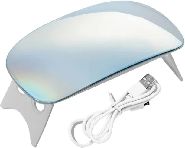 Loznron 6W UV Light for Nails Professional Foldable UV Lamp Nail Polish Dryer