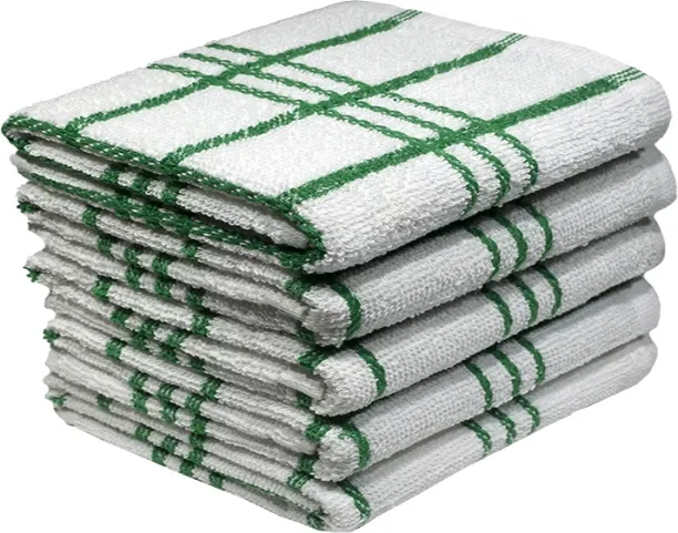Bunty's Kitchen Towel Kitchen Towel - Design 2449 - 037x056cms - (05 Pc Pack) Grey Cloth Napkins