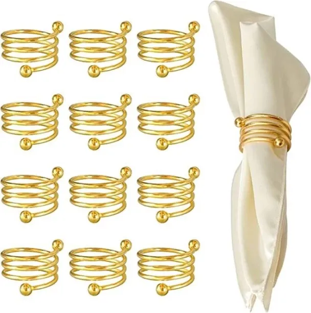 Online Oasis Napkin Rings Set of 12 Wedding Table Deco Set of 12 Napkin Rings