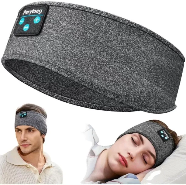 perytong Sleep Headphone Eye Masks(black) Head Cover