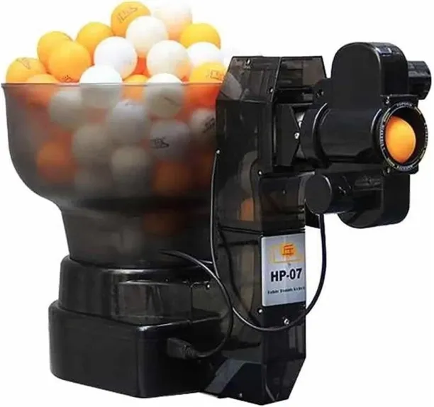 LIUHUI Professional Table Tennis Training Robot - 36 Spin Modes, 100-Ball Capacity, Adjustable Spee…