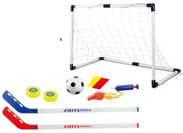 BLD Kids Football Play Set Soccer Goal Set Netball Hoop