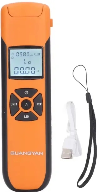 Fantasy Town Tester Mini Optical Power Meter Optical Power Meter 800 to 1700 Nm Portable Auto Save …