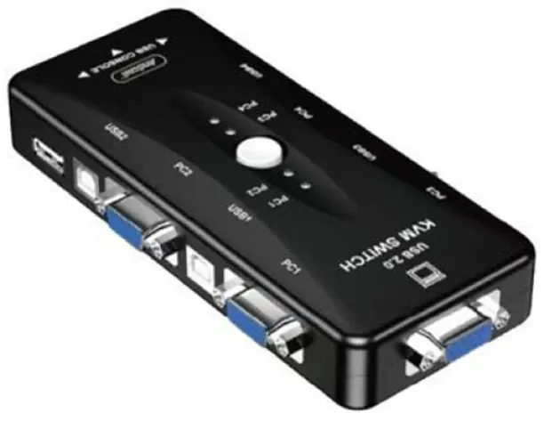 Andowl 4-Port KVM converter Network Switch