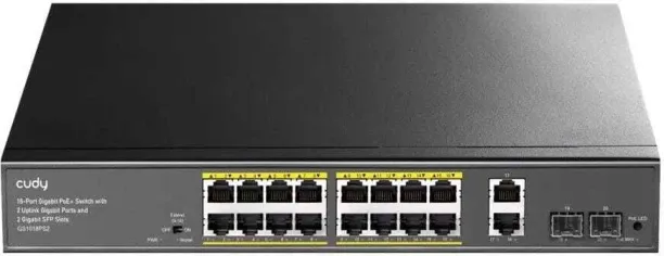CUDY GS1018PS2 Network Switch