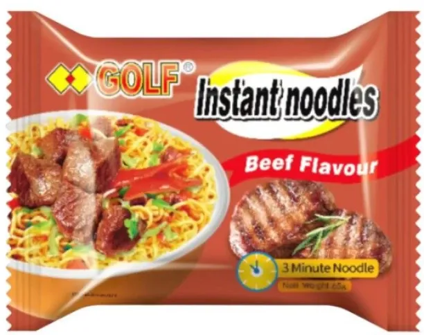 GOLF NOODLES BEEF Instant Noodles