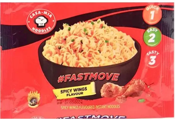 Casa-Mia FastMove Fastmove 2-Minute Noodles Spicy Wings 40x70g Packs Instant Noodles
