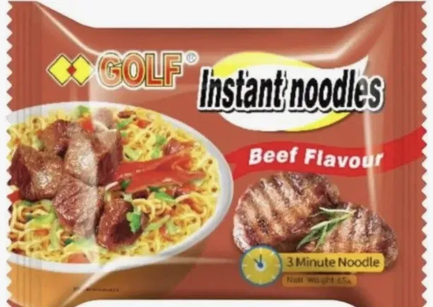 GOLF variety box of chicken,lamb,beef,chees,steak and chops,durban curry Instant Noodles