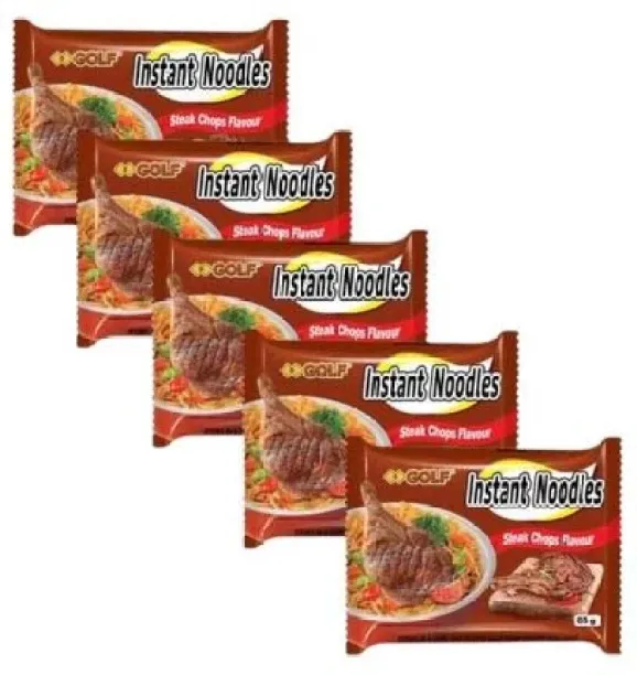 Golf Noodles Steak & Chops Flavor Instant Noodles