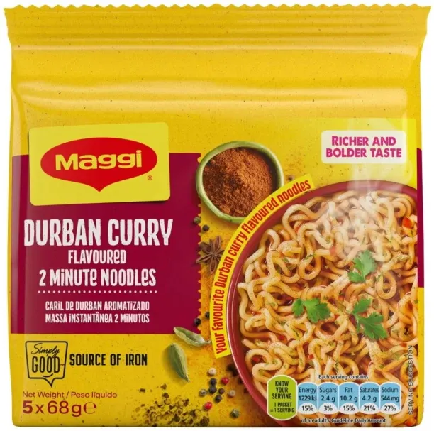 Maggi Durban Curry Flavoured Instant Noodles