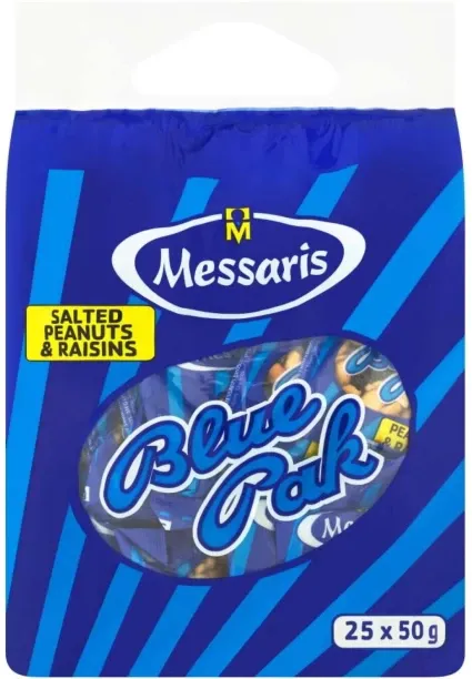 Messaris Blue Pack Peanuts & Raisins