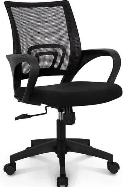 SMTE Ergonomic Computer Desk Chair Mesh Back - Black Office Conference Chair