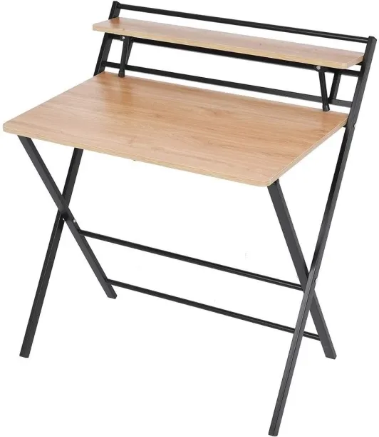 luka 2 Tier Folding Study Desk Table & Gaming/Computer Workstation Study Table