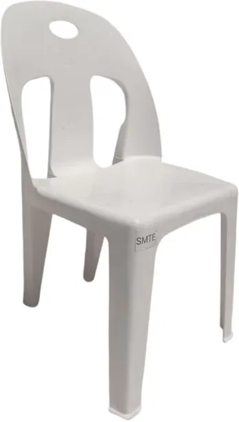 SMTE Party Plastic Chair Set of 4 Plastic Cafeteria Chair