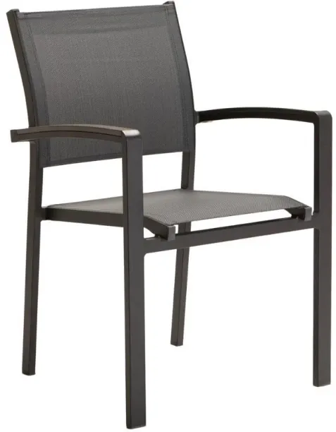 Benise Patio Chairs NA Metal Stackable Chair