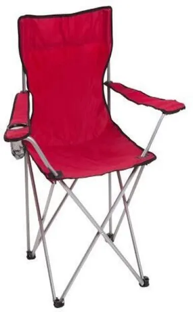 Folding Camping Chair – Outdoor Portable Garden Chair, Lightweight Design Lounger Seat with Cup Hol…