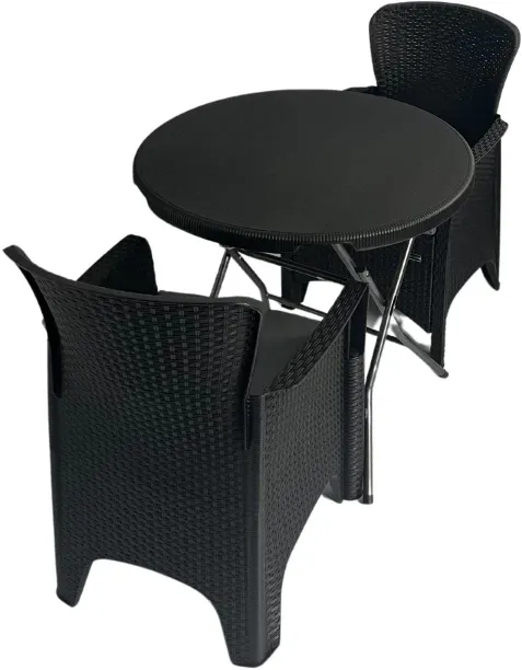 Infinity Homeware Paradise 3-Piece Patio Set Metal Patio Dining Chair