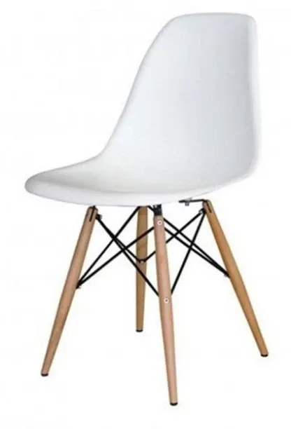 SMTE GB Modern Wooden Leg Chair Solid Wood Cafeteria Chair