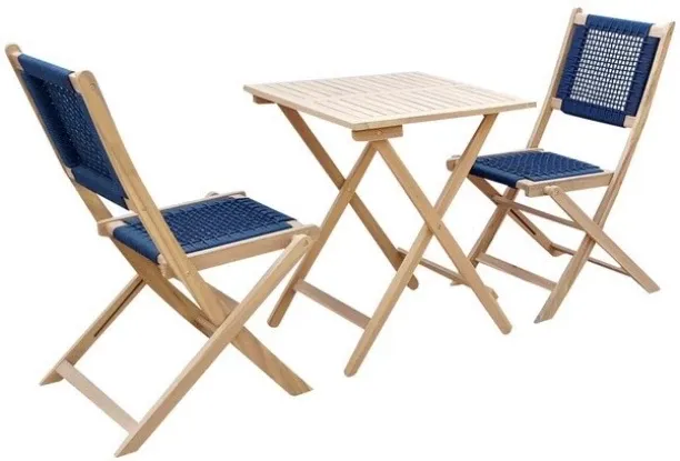 Wooden Bistro Set 0909 Solid Wood Table & Chair Set