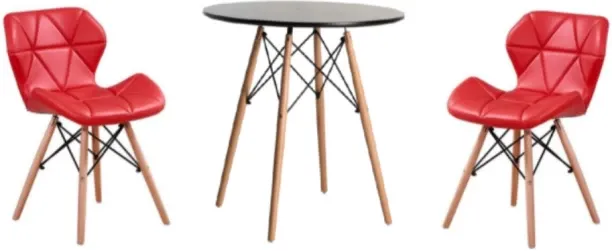 SMTE 90057688 Solid Wood Table & Chair Set